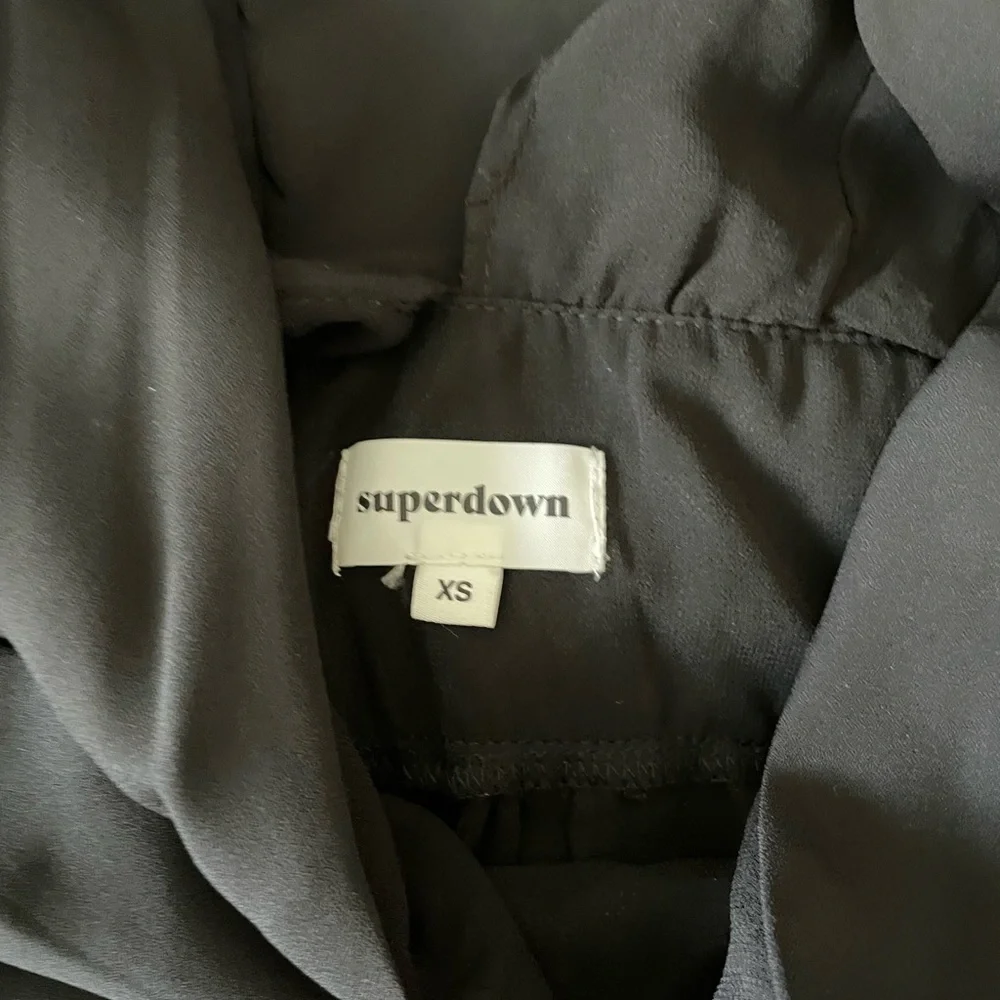 Worn Once! REVOLVE  Superdown long dress in black is a stunner - size: XS - Picture 9 of 9